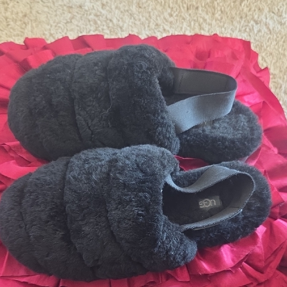 UGG Black Yeah Slippers